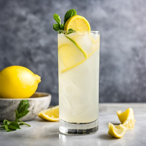 Image of buzzy lemonade spritzer mocktail recipe