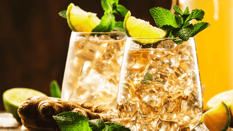 Sober(ish) Pineapple Ginger Beer Mocktail with a Twist