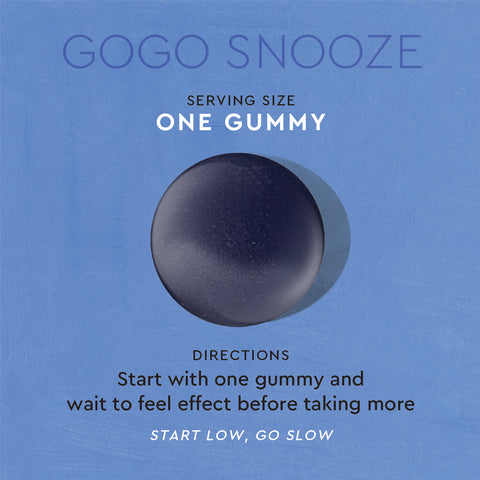 GoGo SNOOZE Gummies