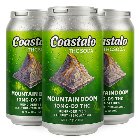 Coastalo THC Drinks | Hemp-Infused Sparkling Beverages