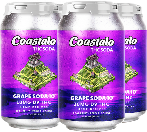 Coastalo THC Drinks | Hemp-Infused Sparkling Beverages