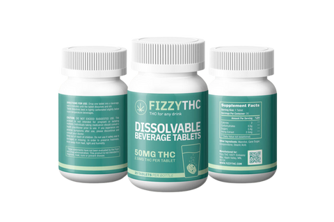 Dissolvable THC Beverage Tablets (50 mg)