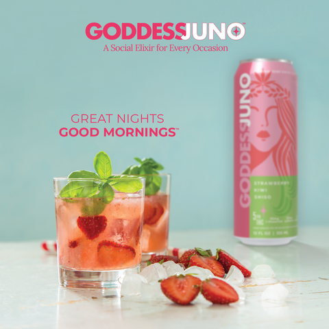 Strawberry Kiwi Shiso THC Infused Social Elixir