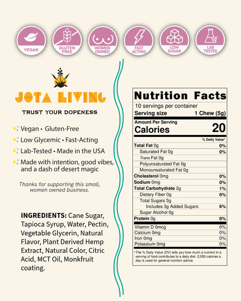 10MG THC Giddy Up Gummies in Texas Peach (SOCIAL) - 10 Servings