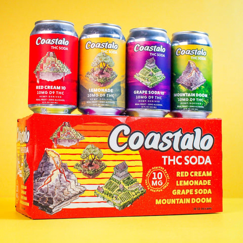 Coastalo THC Drinks | Hemp-Infused Sparkling Beverages
