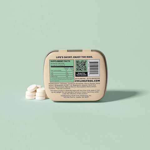 Wintergreen Mints, 1mg THC + 5mg CBD, 40ct