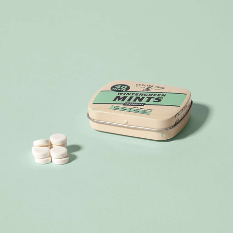 Wintergreen Mints, 1mg THC + 5mg CBD, 40ct