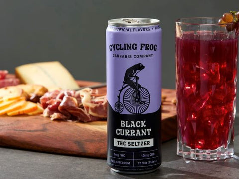 Cycling Frog Black Currant 5mg THC Seltzer