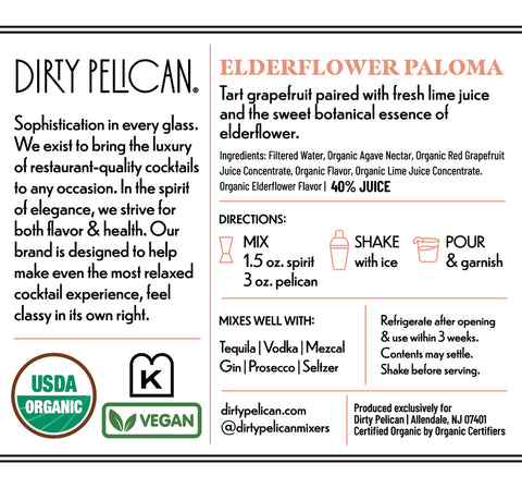 Elderflower Paloma by Dirty Pelican