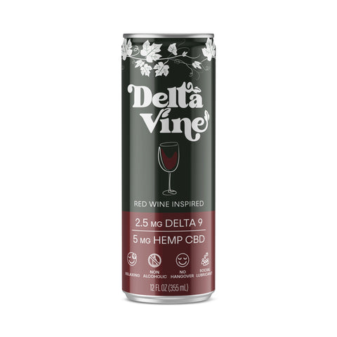 Delta Vine Red Blend – THC Wine Alternative (4-Pack)