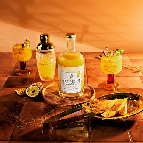 Mango Passionfruit Margarita by Dirty Pelican