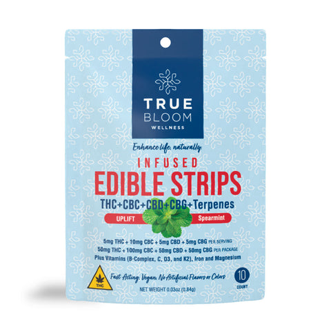 UPLIFT | Spearmint | Sublingual Delta-9 THC Strips