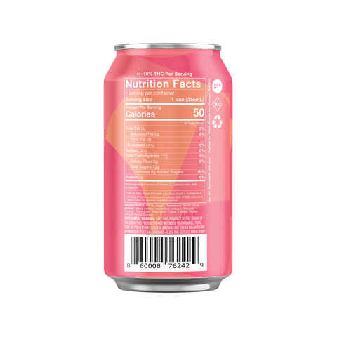 Plift (4mg THC) - Juicy Grapefruit 12pk