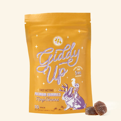 5MG THC Giddy Up Gummies in Mango Tamarind (SOCIAL)