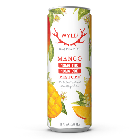 Mango THC:CBD Sparkling Water | Restore