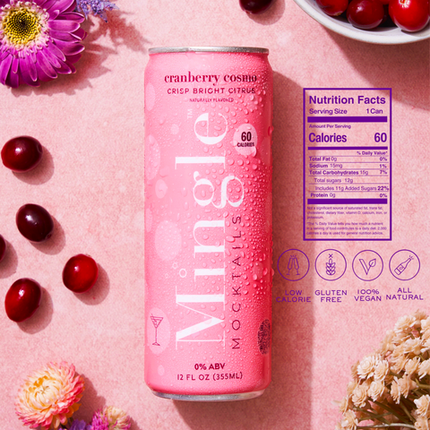 Cranberry Cosmo by Mingle Mocktails - Non Alcoholic Beverages