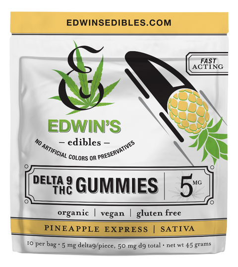 Pineapple Express - Sativa - Delta 9 THC Fast Acting Gummies