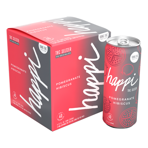Pomegranate Hibiscus THC Seltzer