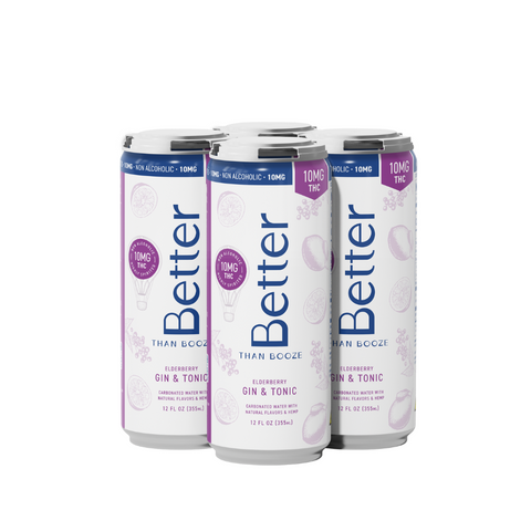 10MG THC Elderberry Gin & Tonic