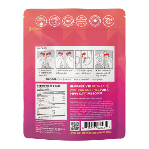 50mg THC + CBG + THCV Strawberry Lemonade Gummies - Upstate Elevator Supply Company