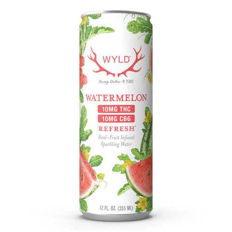 Watermelon THC:CBG Sparkling Water | Refresh