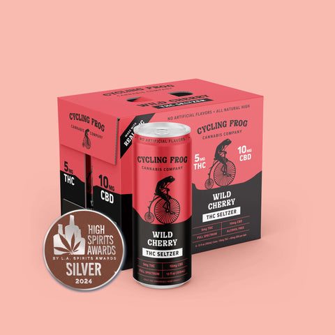 Wild Cherry THC Seltzer, 6pk