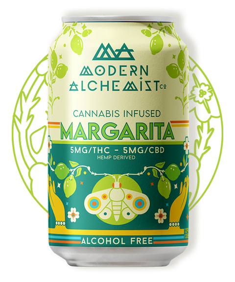 Modern Alchemist Margarita Cannabis Infused Mocktail. Alcohol free.