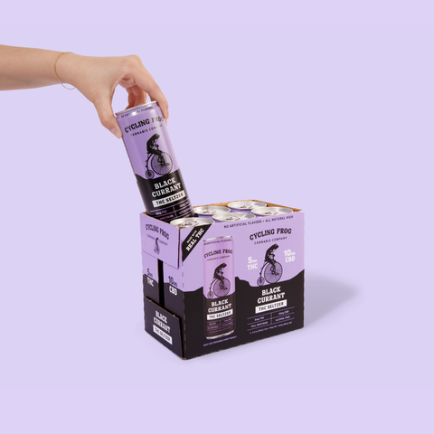 Cycling Frog Black Currant 5mg THC Seltzer