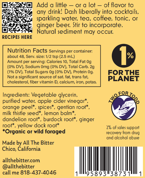 Orange Bitters by All The Bitter