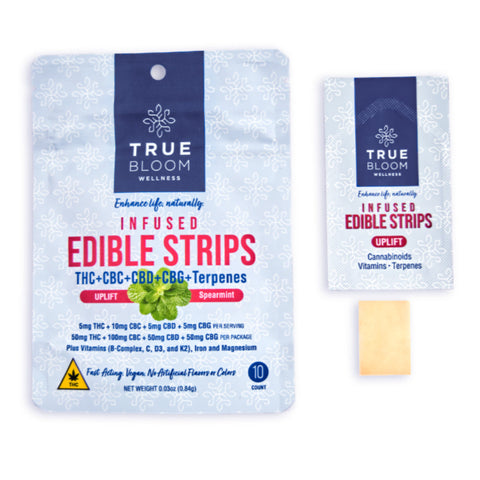 UPLIFT | Spearmint | Sublingual Delta-9 THC Strips
