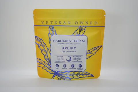 Uplift Daytime Gummies - CBG+CBD