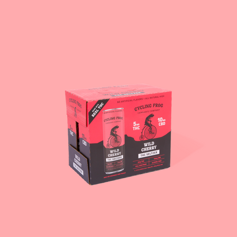 Cycling Frog Wild Cherry 5mg THC Seltzer