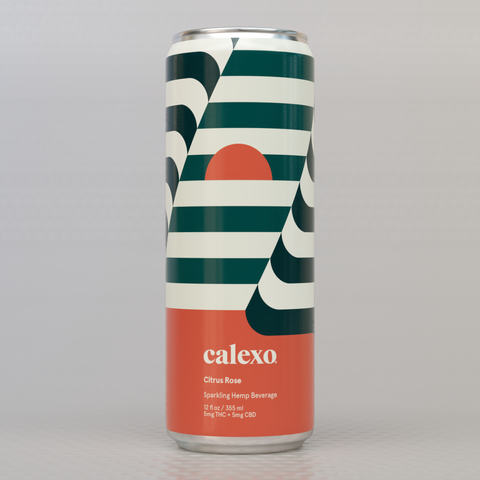 Citrus Rose 12oz. Sparkling Hemp Beverage (Infused 5mg THC + 5mg CBD)