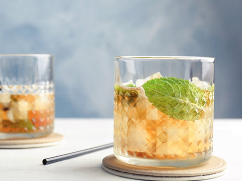 Mint julep mocktail