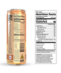 Back of a Drinkin’ Buds Mai Tai can showing nutrition facts, ingredients, and a THC warning label.