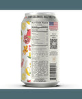 Tropical THC Seltzer with vibrant tropical fruit flavors, cannabis-infused for a refreshing and uplifting beverage experience.