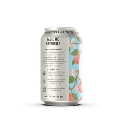 Harvest Apple THC Seltzer with crisp apple flavor, cannabis-infused for a refreshing, seasonal beverage experience.