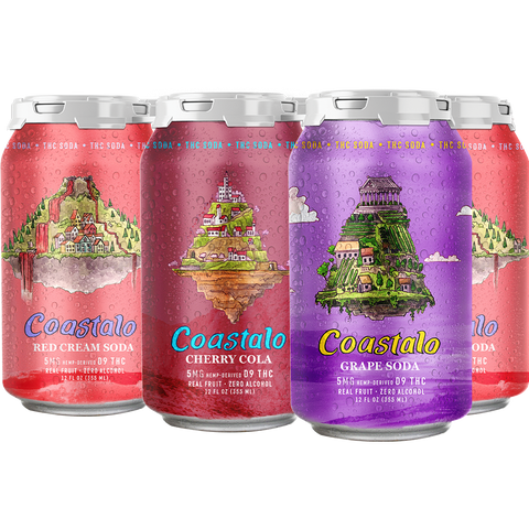 Coastalo THC Drinks | Hemp-Infused Sparkling Beverages