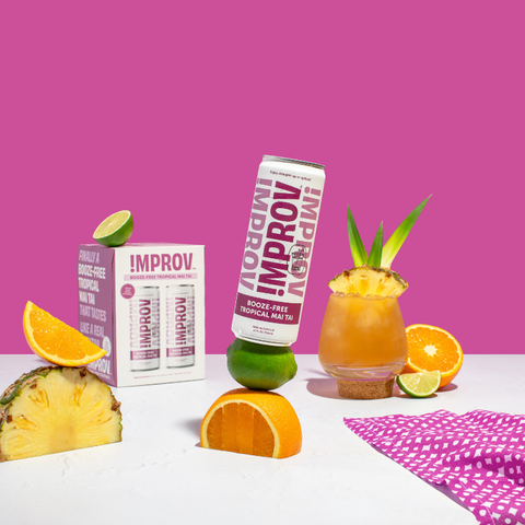 Booze-Free Tropical Mai Tai 8 Pack by IMPROV Booze-Free Cocktails