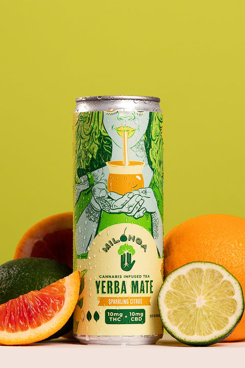 Citrus Yerba Mate Drinks (CBD/THC Infused 5-10 mg)