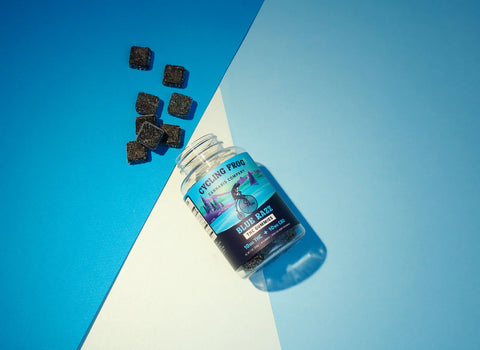 BlueRazz Gummies, 10mg THC + 10mg CBD