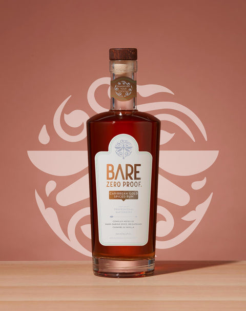 Caribbean Gold Spiced Rum by BARE Zero Proof ®