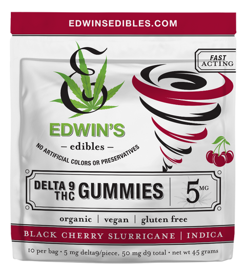 Black Cherry Slurricane - Indica - Delta 9 THC Fast Acting Gummies