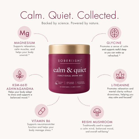 COMING SOON! Calm & Quiet Functional Drink Blend