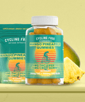 Mango-Pineapple Gummies, 5mg THC + 25mg CBD