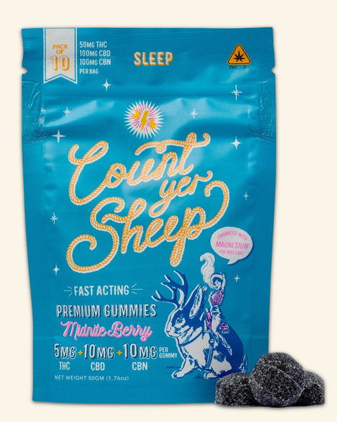 Count Yer Sheep (SLEEP) with THC, CBD, CBN, & Magnesium