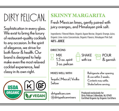 Limited Edition Skinny Margarita by Dirty Pelican