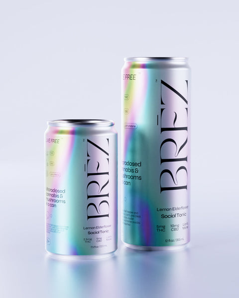 Duo 7.5oz + 12oz | CBD + THC Drinks | BRĒZ – SOBER(ISH)