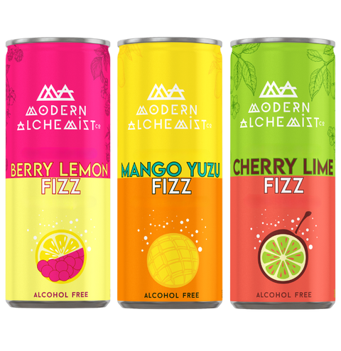 Fizz Variety Pack Modern Alchemist Cannabis Infused Mocktails. Alcohol free.