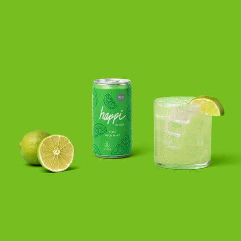 Lime Wild Mint THC Seltzer